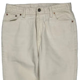 Levis Jeans - 31W 28L Cream Cotton