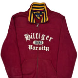 Hilfiger Varsity Tommy Hilfiger Zip Up - Large Red Cotton