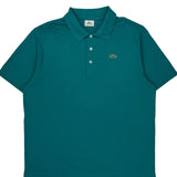 Lacoste Polo Shirt - XL Green Cotton