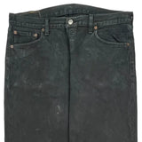 Levis 501 Jeans - 36W 33L Black Cotton