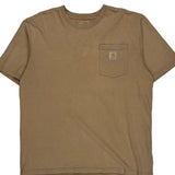 Carhartt T-Shirt - 2XL Brown Cotton