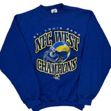 St. Louis Rams Logo Athletics Nfl Sweatshirt - XL Blue Cotton Blend