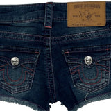 Age 18 Months True Religion Denim Shorts - Xxx-Smallw 2L Dark Wash Denim