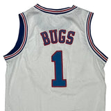Tune Squad Champion Cartoon Jersey - Small White Polyester
