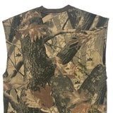 Real Work Wear Camo Vest - Medium Khaki Cotton