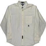 Tommy Hilfiger Shirt - Large White Cotton