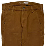 Carhartt Double Knee Carpenter Pants - 30W US 6 Brown Cotton