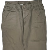 Carhartt Trousers - 37W 29L Khaki Cotton