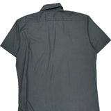 Dickies Short Sleeve Shirt - Large Gray Polyester Blend