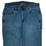 Unbranded Double Knee Carpenter Jeans - 32W 30L Blue Denim