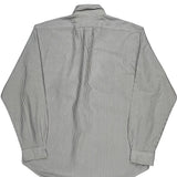 Ralph Lauren Striped Shirt - Large Burgundy Cotton