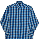 Tommy Hilfiger Checked Shirt - Medium Blue Cotton