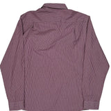 Tommy Hilfiger Checked Shirt - Large Red Cotton