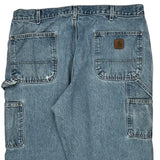 Carhartt Carpenter Pants - 38W 30L Blue Cotton