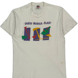 Fruit Of The Loom Graphic T-Shirt - Large White Cotton