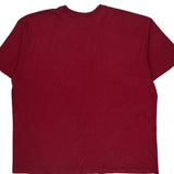 Made In USA Blank Gap T-Shirt - 2XL Red Cotton
