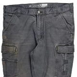 Carhartt Cargo Trousers - 38W 32L Grey Cotton