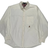 Tommy Hilfiger Shirt - Large White Cotton