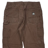 Berne Carpenter Trousers - 34W 30L Brown Cotton