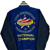 Cheer & Dance National Champion Unbranded Varsity Jacket - Small Blue Wool Blend