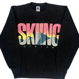 Made In USA Russell Athletic Graphic Sweatshirt - Medium Black Cotton