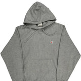 Champion Reverse Weave Hoodie - XL Grey Cotton