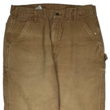 Carhartt Carpenter Trousers - 34W 32L Brown Cotton