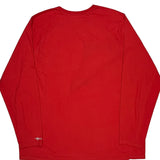Carhartt Long Sleeve T-Shirt - 2XL Red Cotton