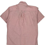 Tommy Hilfiger Short Sleeve Shirt - Medium Pink Cotton