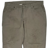 Carhartt Carpenter Trousers - 38W 30L Khaki Cotton