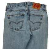 501 Levis Jeans - 32W 28L Light Wash Cotton
