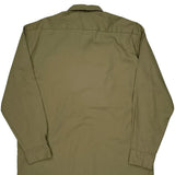 Township Of Chatham Public Works Dickies Shirt - Large Khaki Polyester Blend