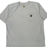 Carhartt T-Shirt - XL White Cotton