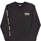 For The Night Shift Dickies Long Sleeve T-Shirt - Medium Black Cotton