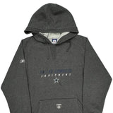 Dallas Cowboys Reebok Football Hoodie - Small Gray Cotton Blend