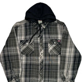 Dickies Checked Jacket - 2XL Black Cotton
