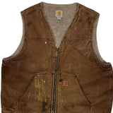 Carhartt Vest - XL Brown Cotton