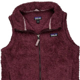 Age 12 Patagonia Vest - Large Burgundy Polyester