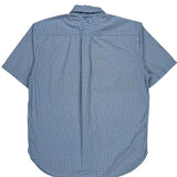 Tommy Hilfiger Checked Short Sleeve Shirt - Medium Blue Cotton