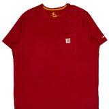 Carhartt T-Shirt - XL Red Cotton