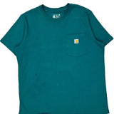 Carhartt T-Shirt - XL Green Cotton