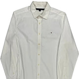 Tommy Hilfiger Shirt - Medium White Cotton