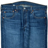 501 Levis Jeans - 36W 30L Blue Cotton