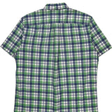 Tommy Hilfiger Checked Short Sleeve Shirt - Medium Green Cotton