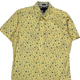 Tommy Hilfiger Slim Fit Short Sleeve Shirt - Small Multicoloured Cotton