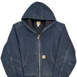 Made In USA Carhartt Jacket - Large Blue Cotton