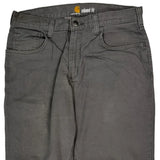 Carhartt Cargo Trousers - 34W 30L Grey Cotton