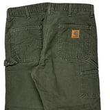 Carhartt Carpenter Pants - 38W 30L Green Cotton