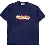 USA Guess T-Shirt - XL Blue Cotton