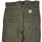 Carhartt Carpenter Trousers - 32W 34L Grey Cotton